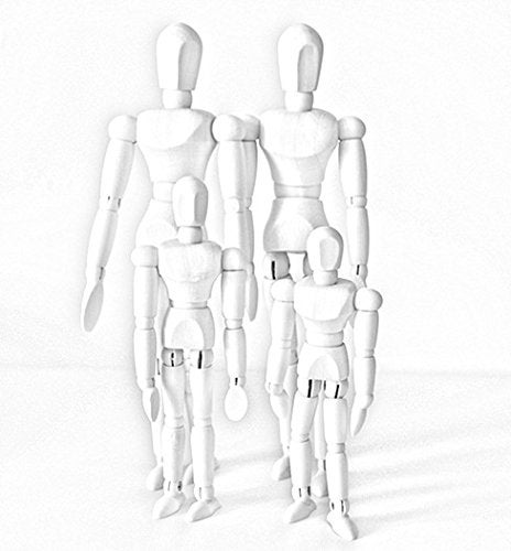 alikeke 4Pack Family Portrait Family of Four (Daddy Mommy Sister Brother) - Image 5